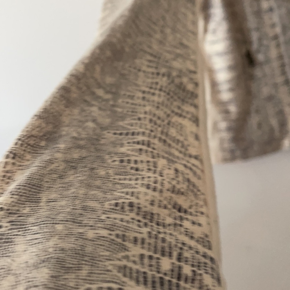 Georgie Intermix Python Snake Skin Print Faux Sue… - image 5